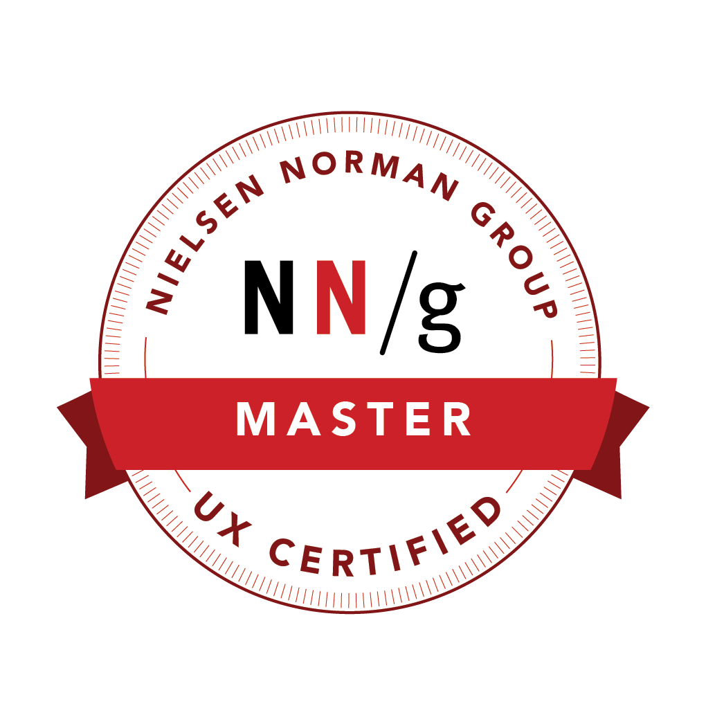 Nielsen Norman Group UX Master Badge